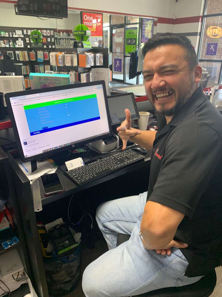 Retail partner at the store counter