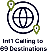 Int'l Calling To 69 Destinations